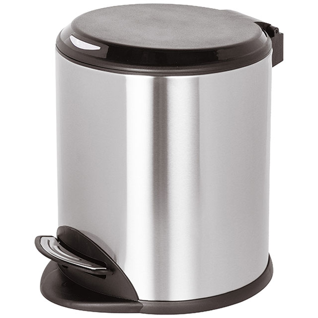 圓形不銹鋼腳踏式垃圾桶