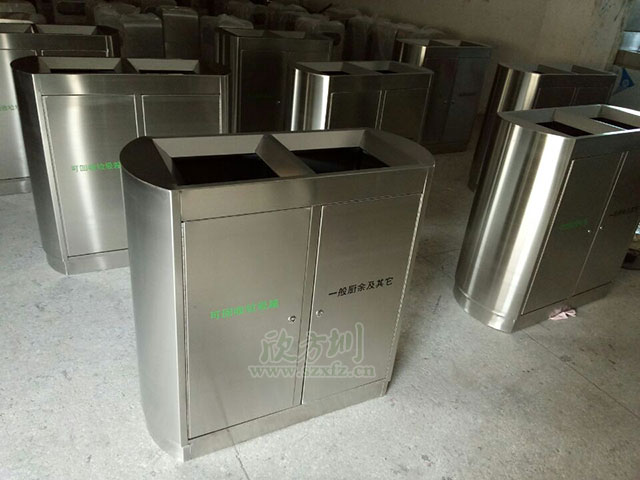 不銹鋼酒店分類垃圾桶