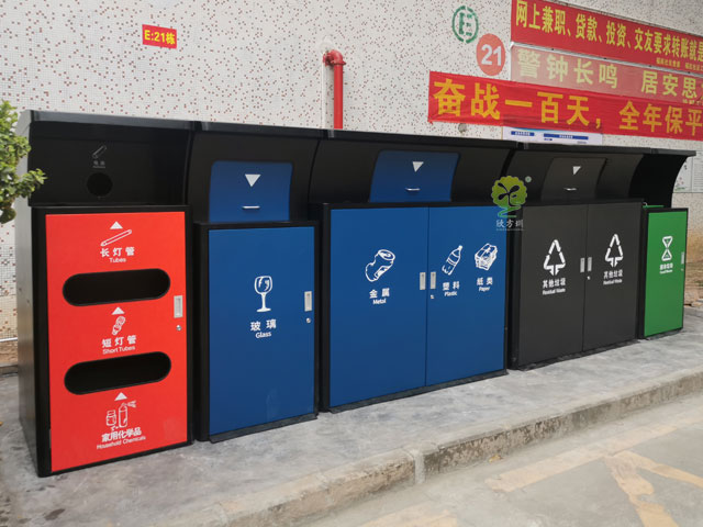 深圳標(biāo)準(zhǔn)不銹鋼垃圾分類投放點(diǎn)