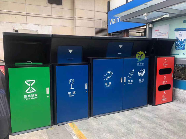 深圳標(biāo)準(zhǔn)不銹鋼垃圾分類投放點(diǎn)