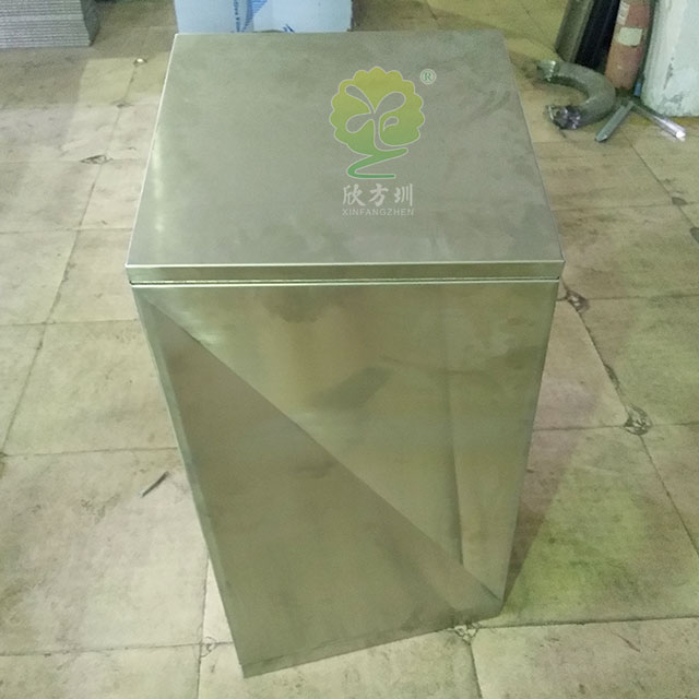 大型單筒異性不銹鋼垃圾桶