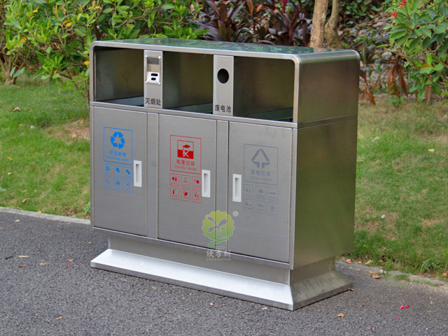 室外不銹鋼垃圾箱