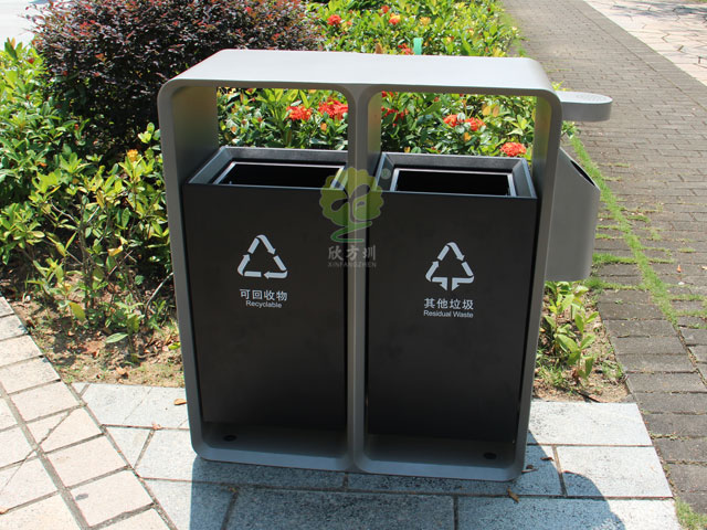 深圳福田城市形象更新果皮箱