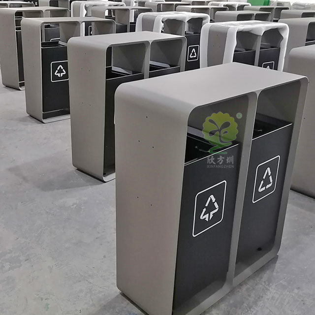 深圳福田城市形象更新果皮箱