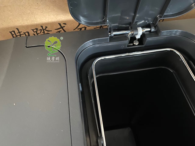 家庭室內不銹鋼3分類垃圾箱
