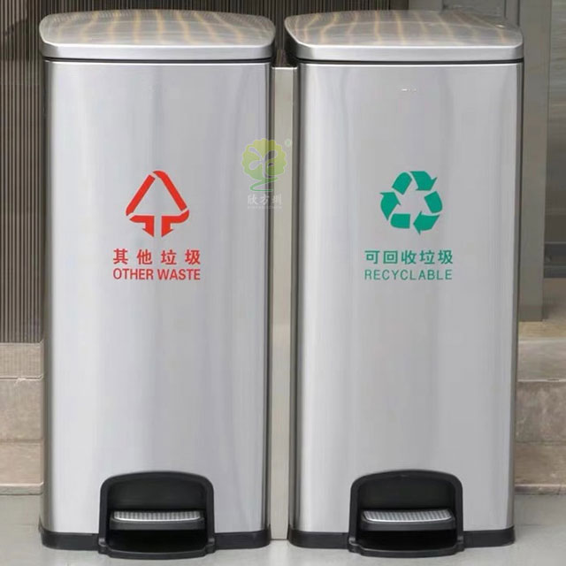 家用不銹鋼室內分類垃圾桶