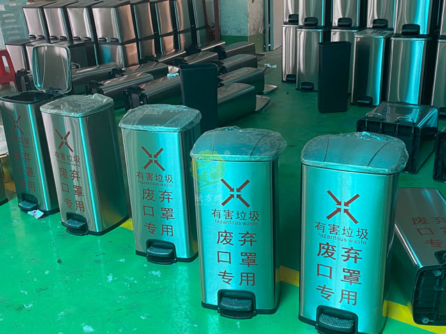 家用室內(nèi)不銹鋼腳踏果皮桶