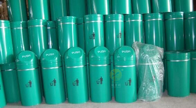 農(nóng)行專用鋼制垃圾桶