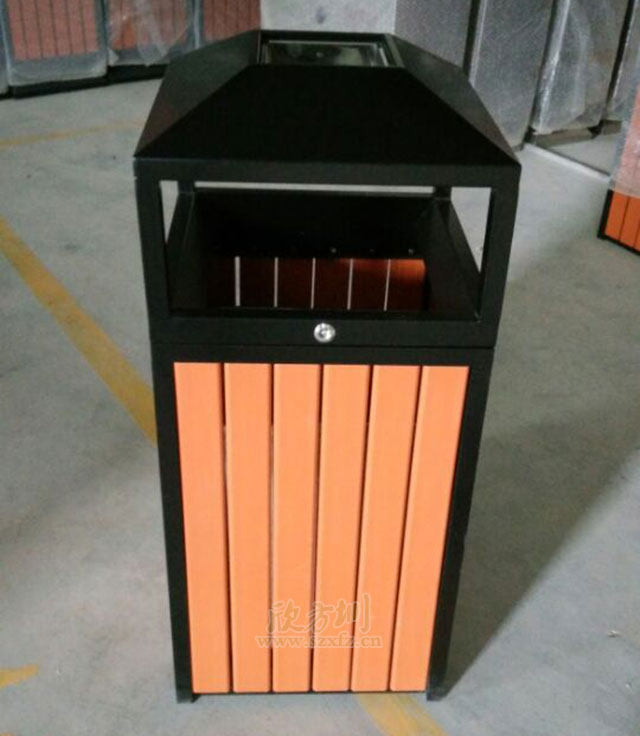 社區鋼木垃圾桶