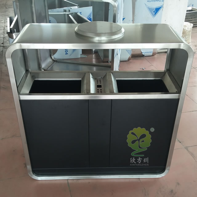 物業(yè)小區(qū)雙分類(lèi)鋼制垃圾箱