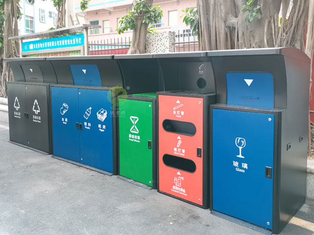 深圳標(biāo)準(zhǔn)不銹鋼垃圾分類投放點(diǎn)