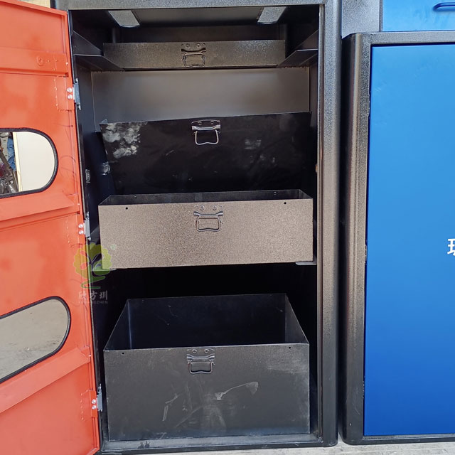 深圳標(biāo)準(zhǔn)不銹鋼垃圾分類投放點(diǎn)