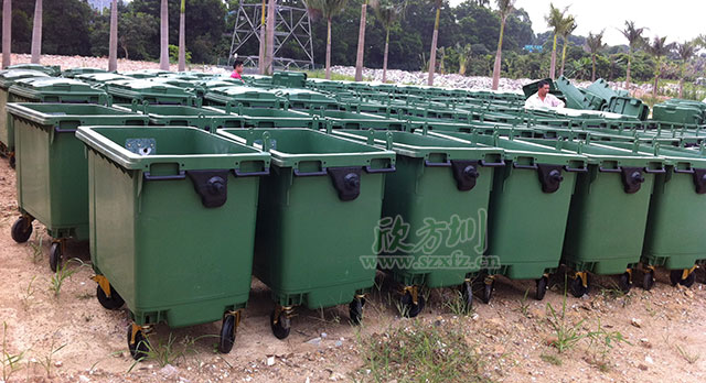 移動式塑料垃圾桶